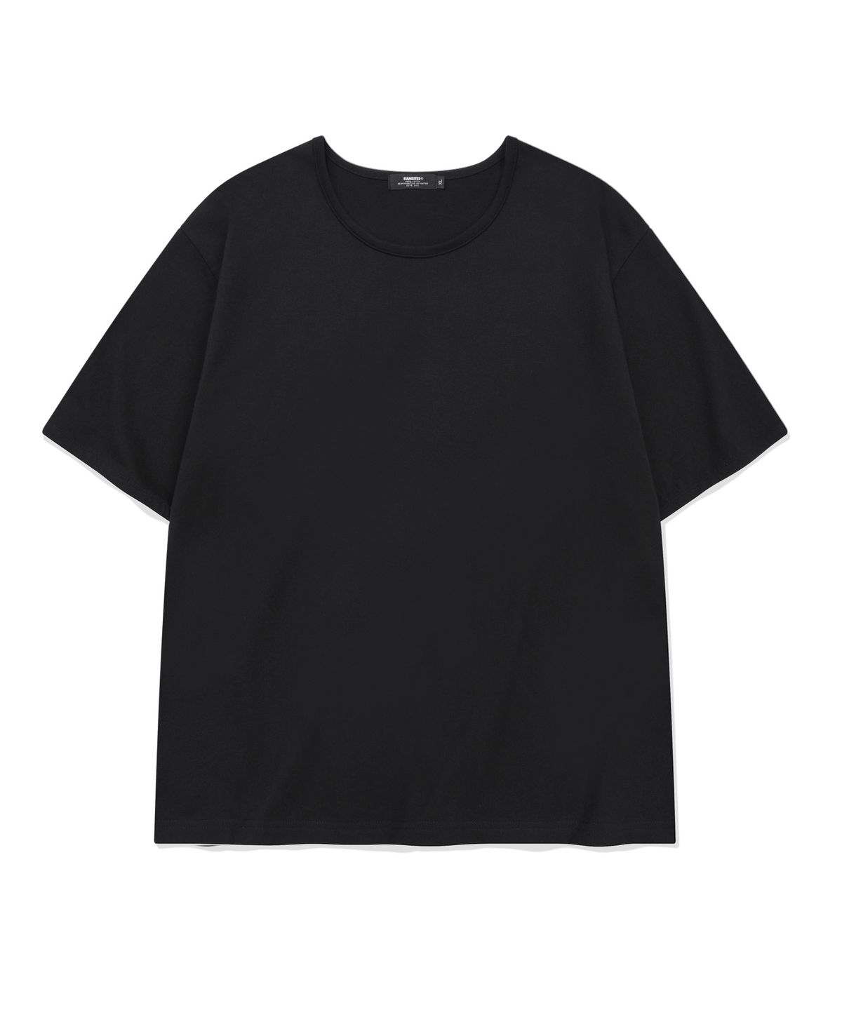 카네이테이(KANEITEI) U-NECK SHORT SLEEVES (BLACK)