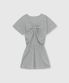 flow drape dress (Melange gray)