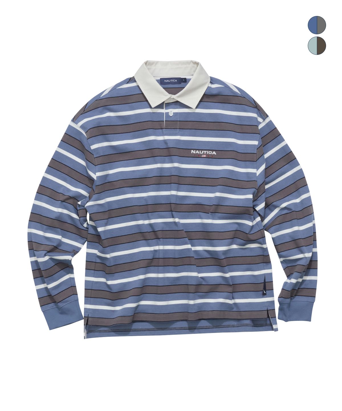 노티카(NAUTICA) 럭비 롱슬리브 티셔츠(2colors) NPO4996