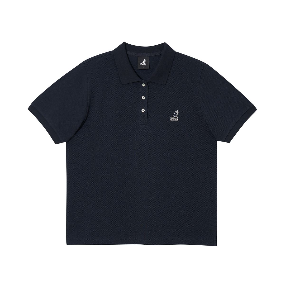 캉골(KANGOL) 우먼스 피케 셔츠 1732 다크네이비