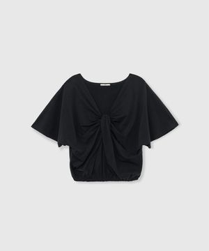 flow drape tee (Charcoal)