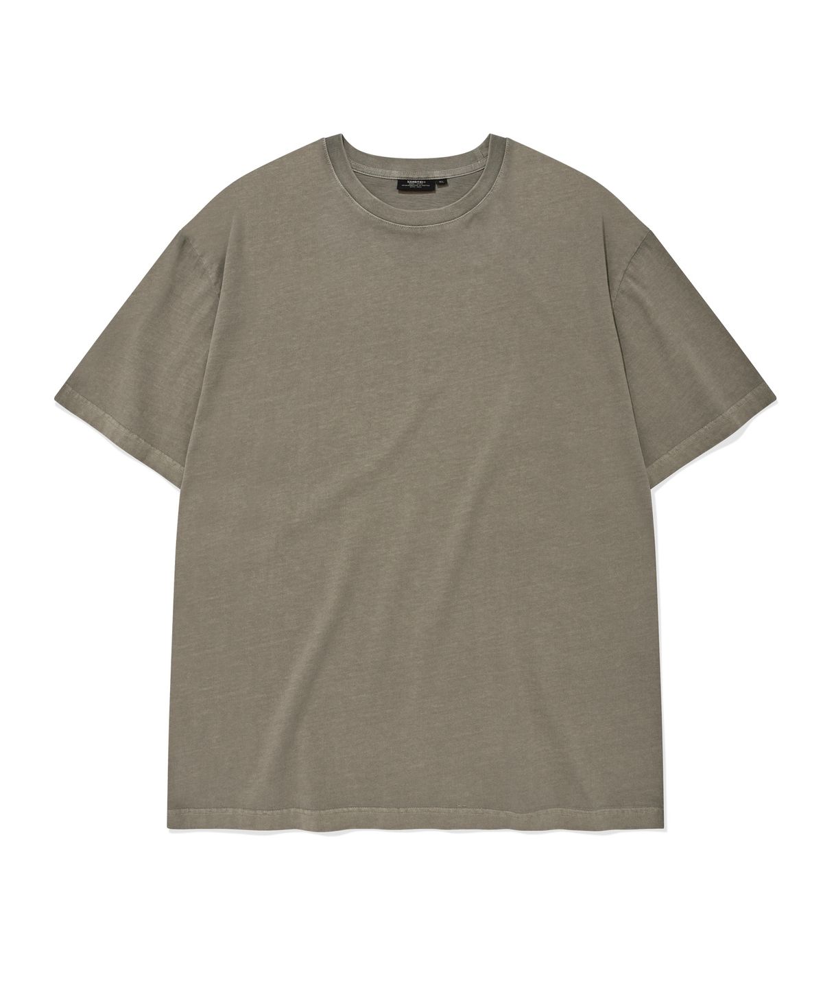 카네이테이(KANEITEI) PIGMENT WASHED SHORT SLEEVES (OLIVE DRAB)