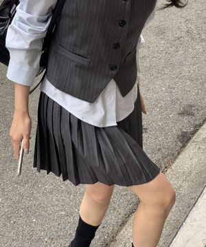 벨즈 스트라이프 스커트