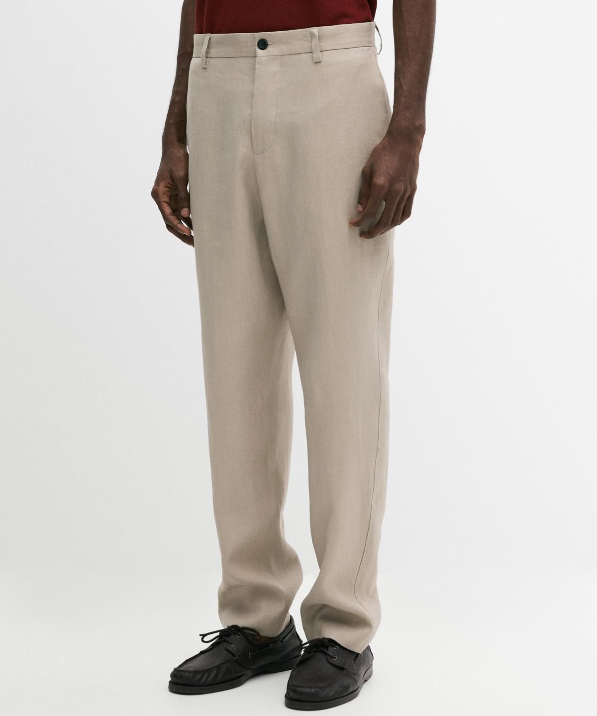 마시모두띠(MASSIMO DUTTI) 리넨 수트 팬츠