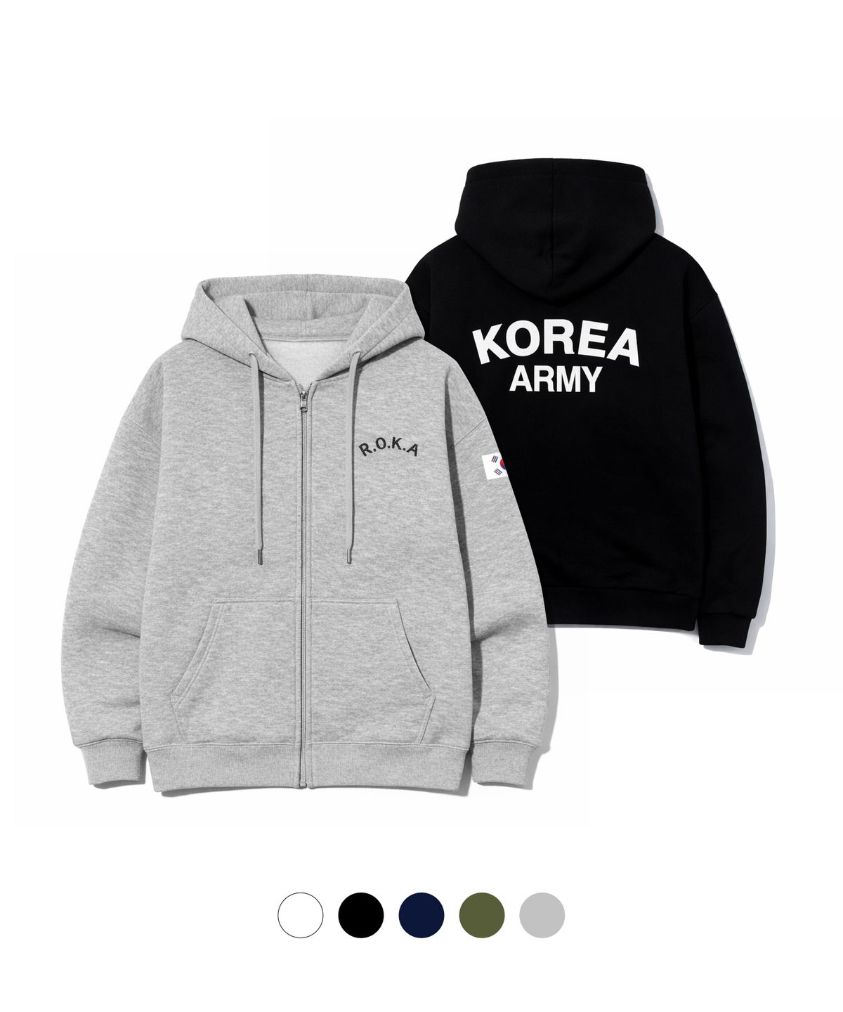 밀리브로(MILIBRO) 특양면 ROKA 로카 후드집업