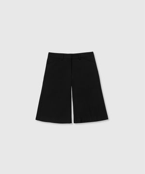low rise flare pants (Black)