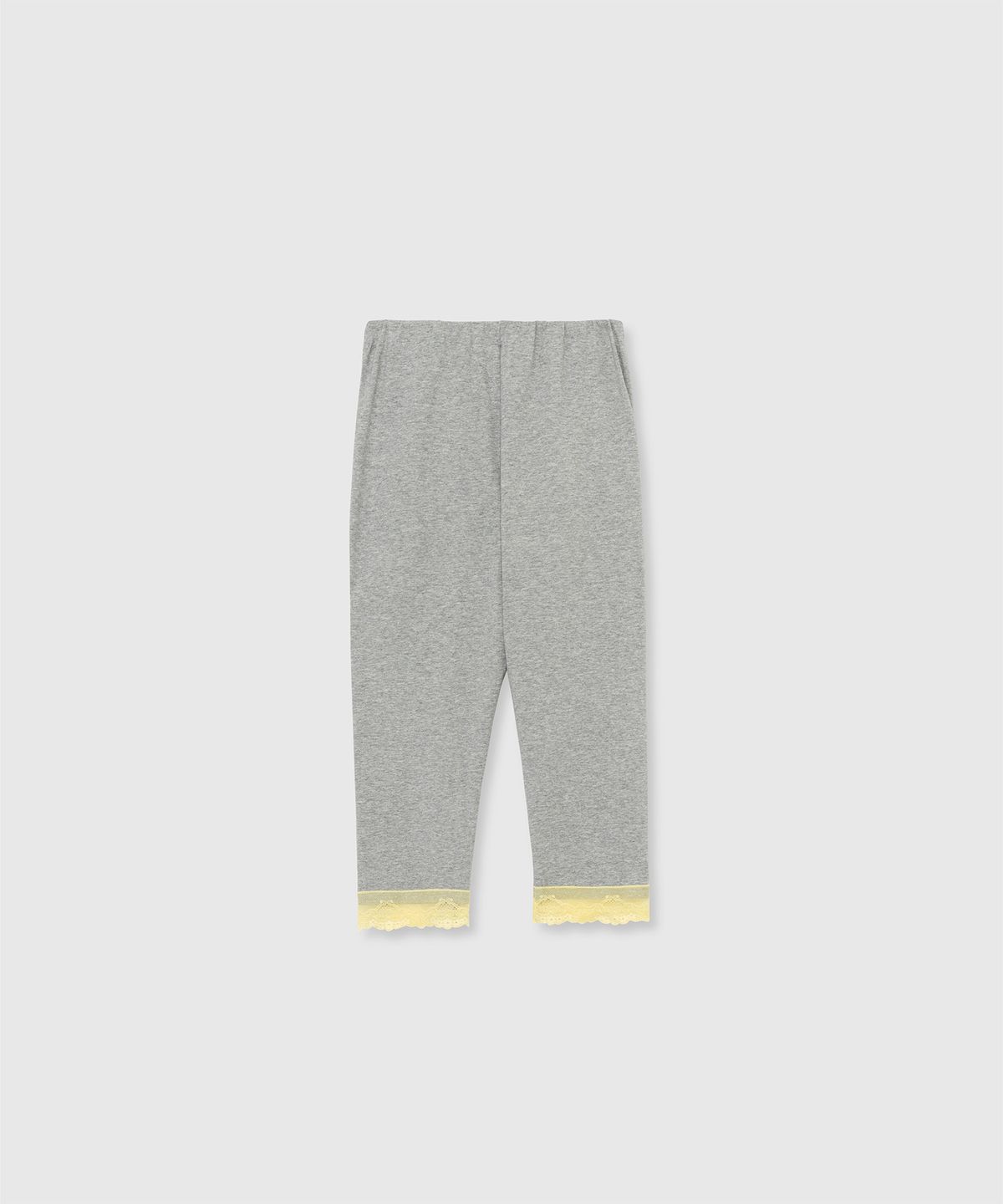니히(NIEEH) Lace trim leggings (Melange gray)