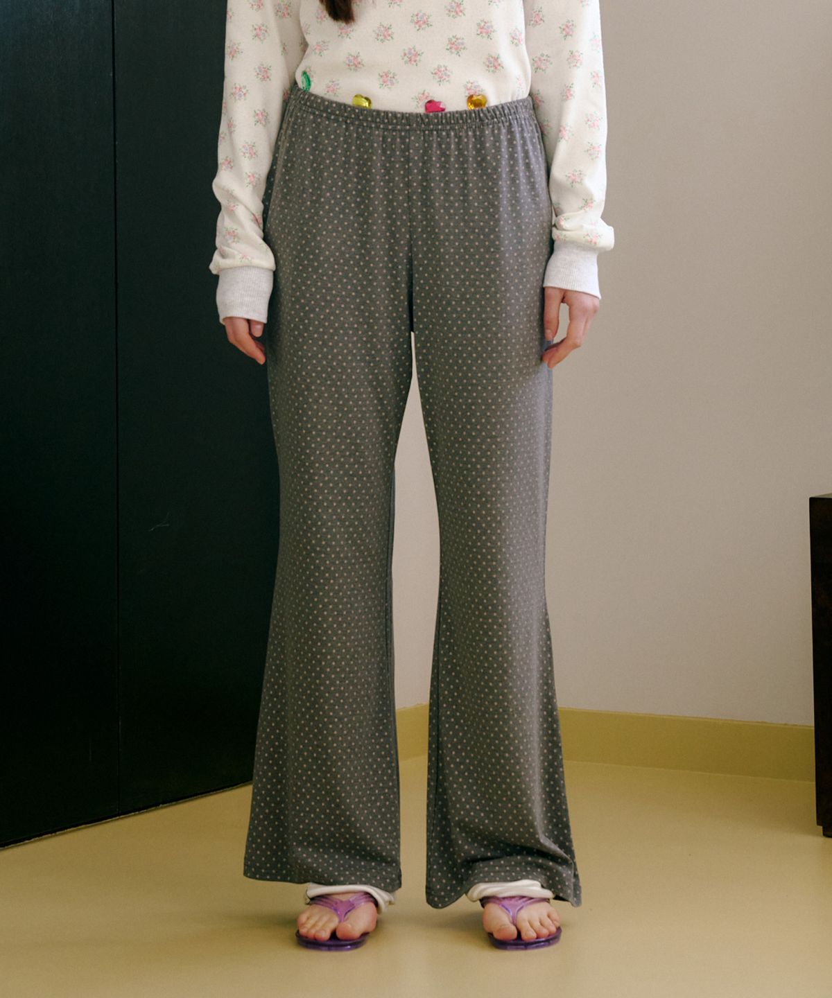 펀프롬펀(FUNFROMFUN) Playful Banding Pants, Charcoal