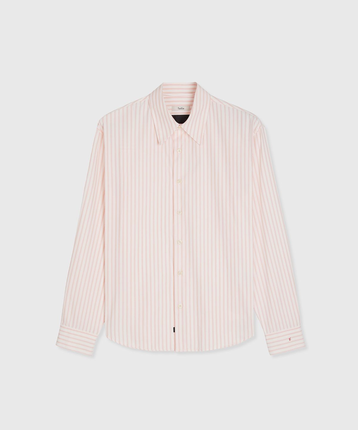 타일레(TAILLE) VERONA STRIPE BOY SHIRT BLAZE RED