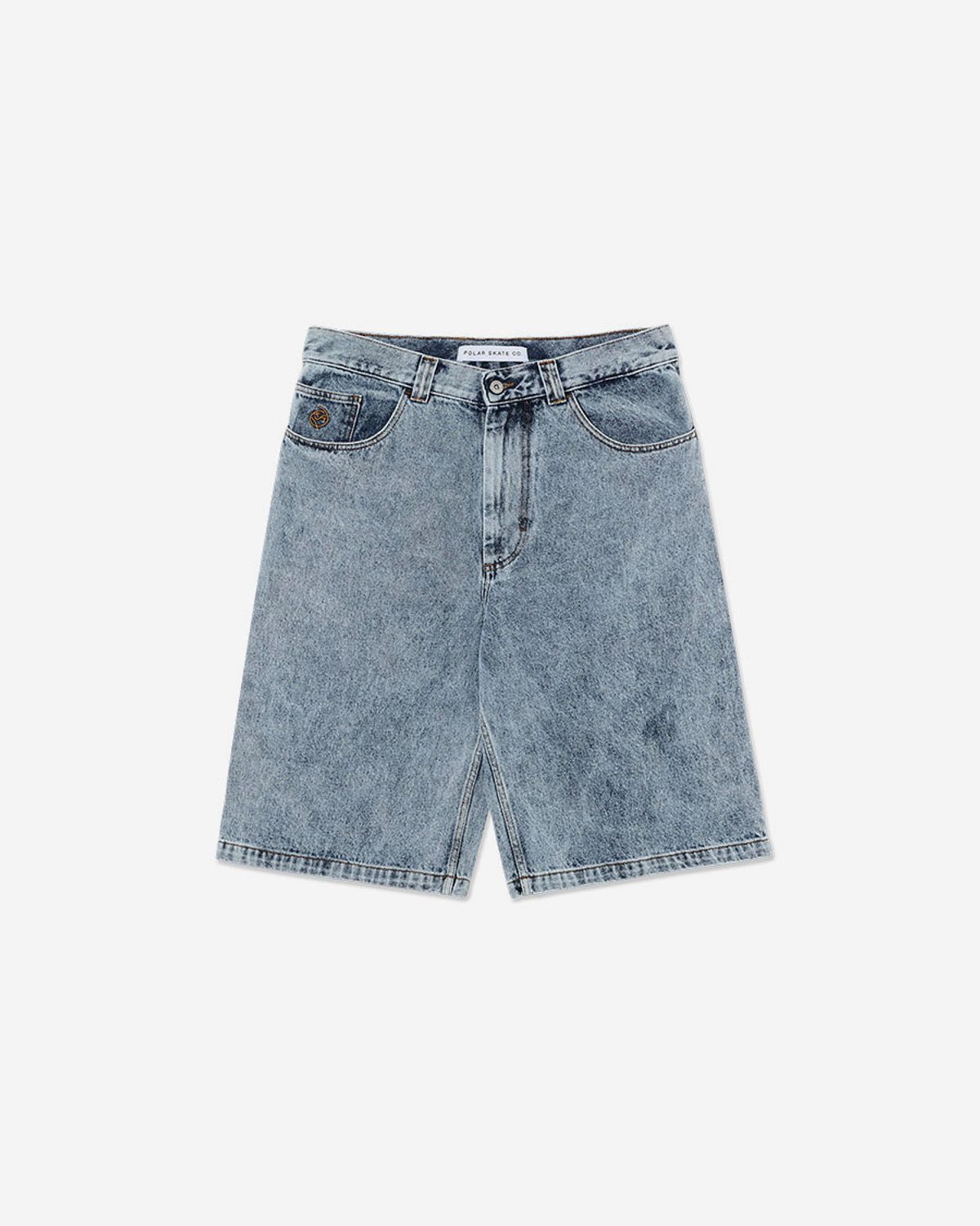 폴라(POLAR) Big Boy Shorts - Heavy Washed Blue