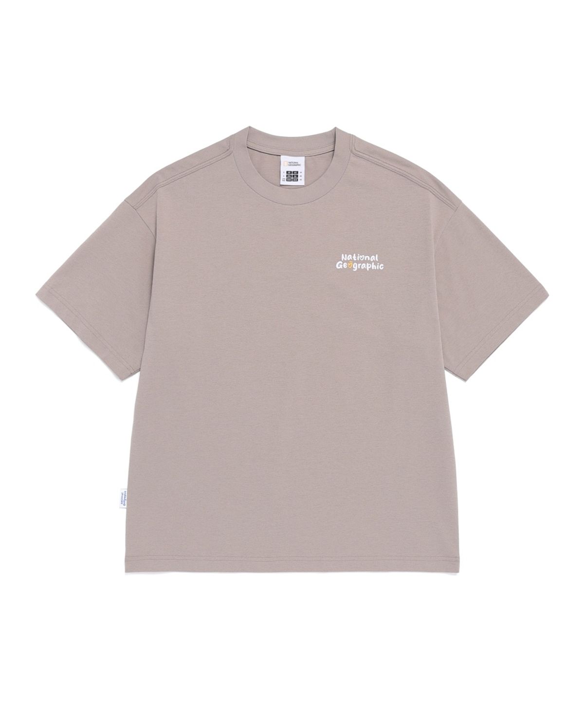 내셔널지오그래픽(NATIONALGEOGRAPHIC) N262UTS901 소로나 쿨 그리핀 세미오버핏 반팔 티셔츠 OAK BEIGE