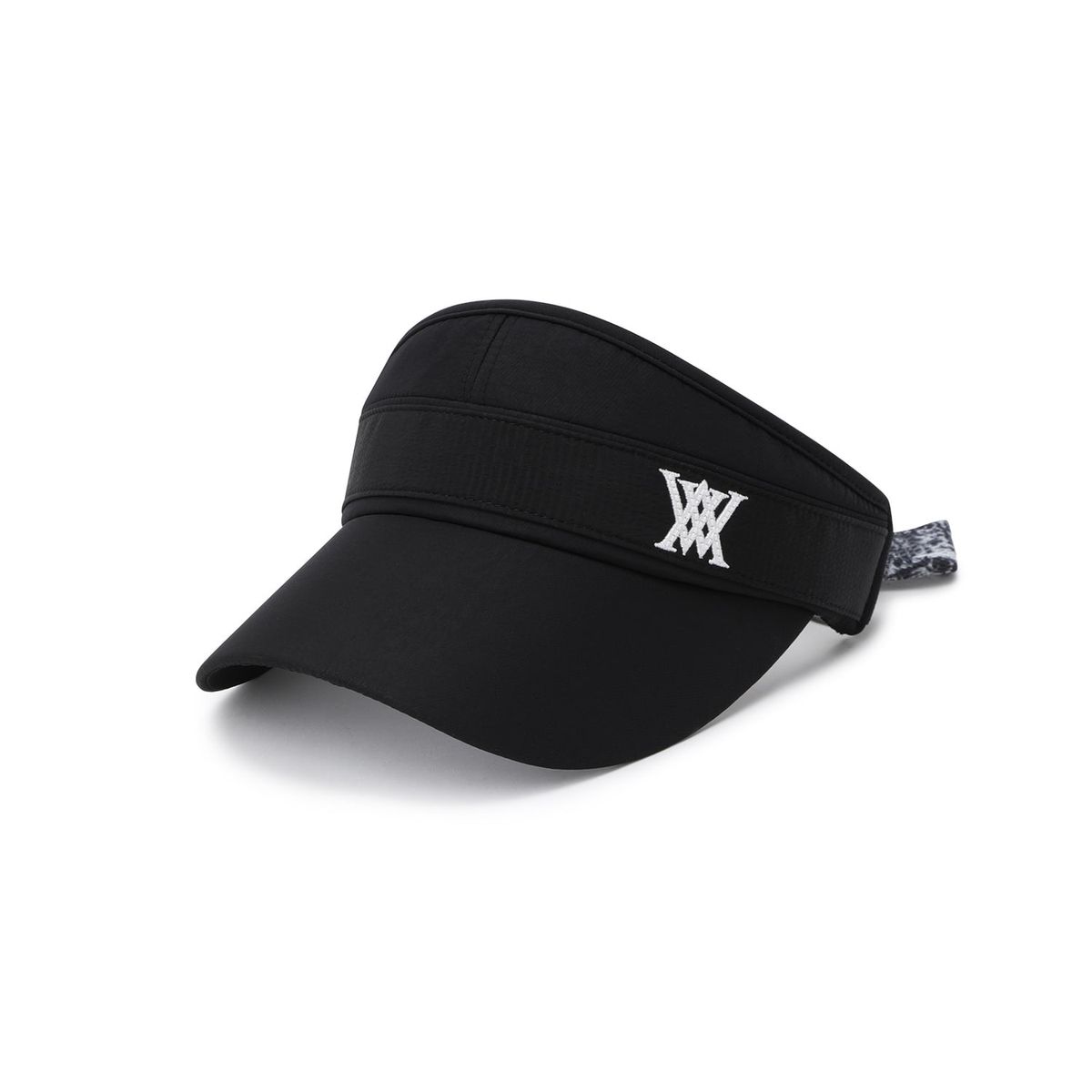 어뉴골프(ANEW GOLF) WOMEN PAISLEY BLOCK VISOR_BK