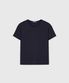 CLAIR CUT COTTON MODAL T-SHIRT NAVY