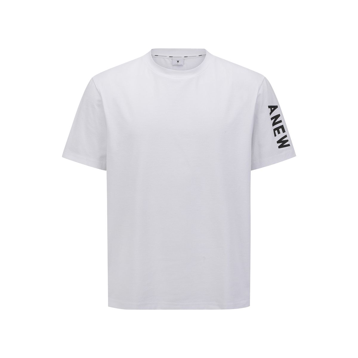 어뉴골프(ANEW GOLF) MEN SOLID ROUND SHORT SLEEVE T-SHIRT_WH