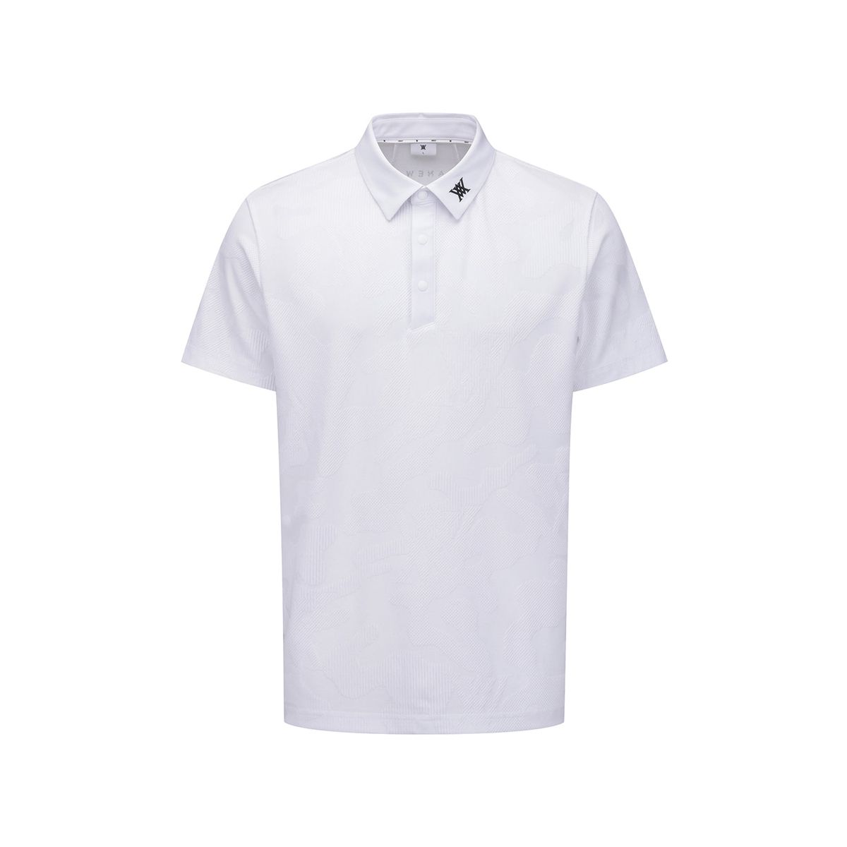 어뉴골프(ANEW GOLF) MEN CAMO JACQUARD T-SHIRT_WH