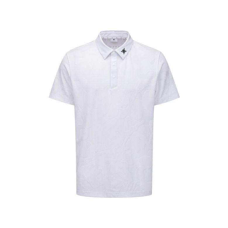 MEN CAMO JACQUARD T-SHIRT_WH