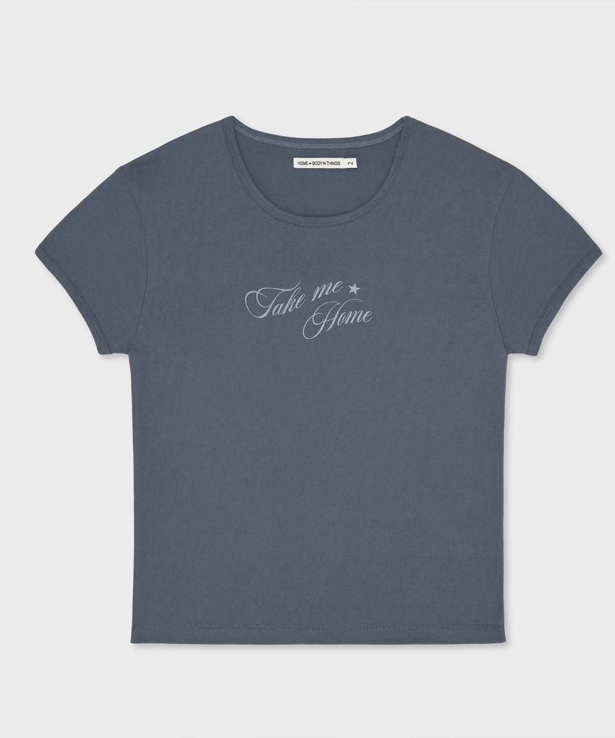 홈바디띵즈(HOMEBODY THINGS) Take Me Home TEE (DUSTY BLUE)