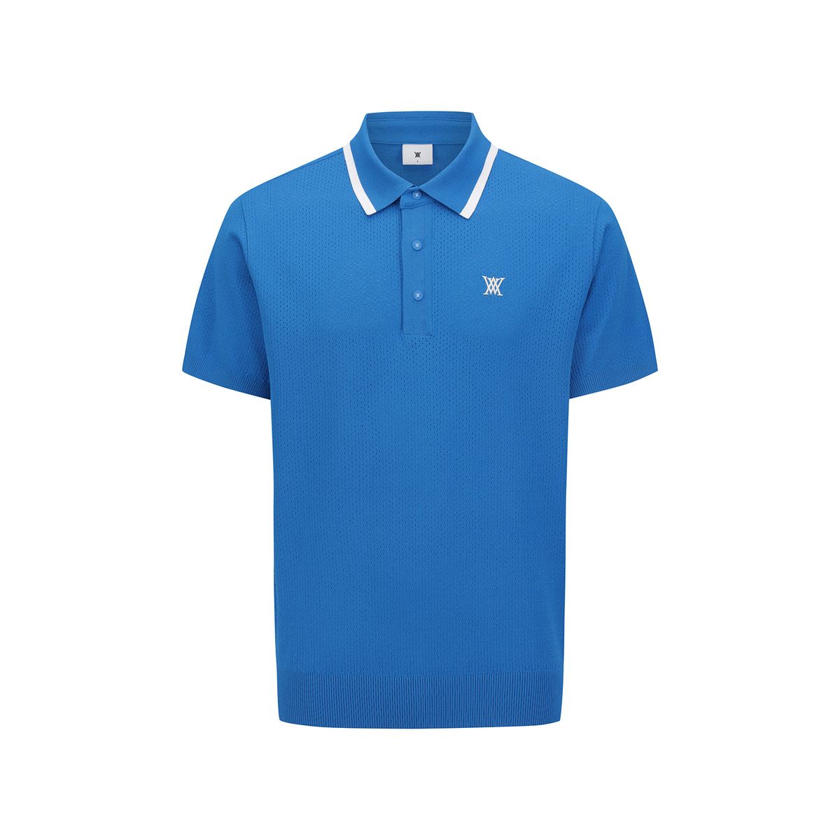 어뉴골프(ANEW GOLF) MEN ROPE LOGO SHORT SLEEVE T-SHIRT_BL