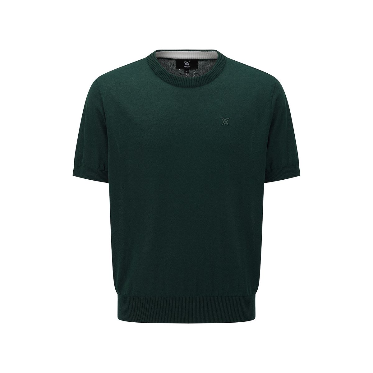 어뉴골프(ANEW GOLF) MEN SOLID SHORT SLEEVE SWEATER_DN