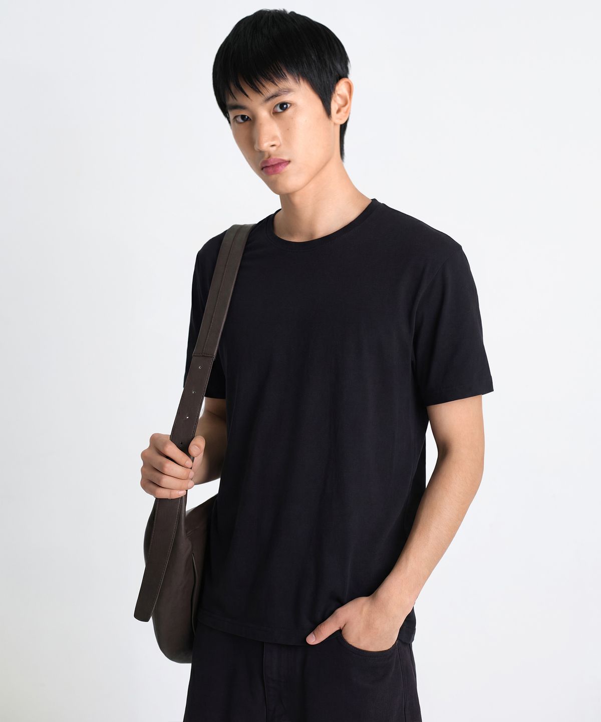 라벨아카이브(LABELARCHIVE) Ryo washed T-shirt black