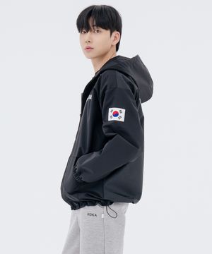 국산 ROKA 로카 자수 바람막이 검정