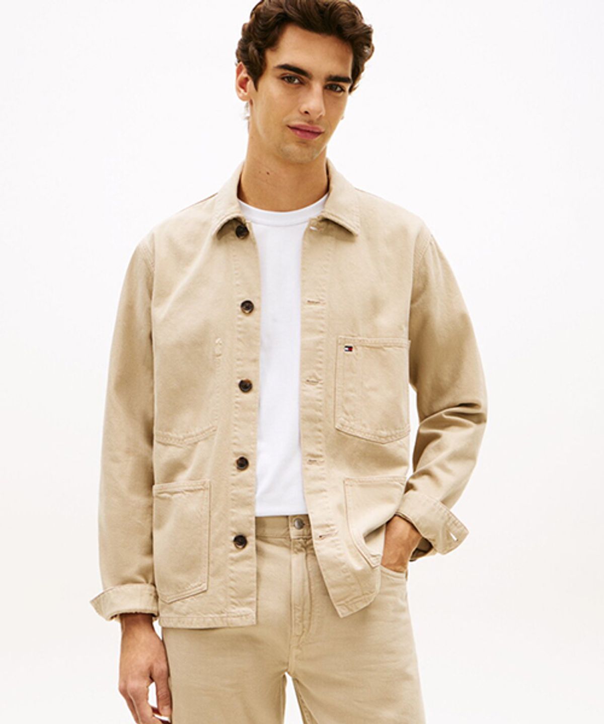 타미힐피거(TOMMY HILFIGER) 가먼트다이 초어 재킷 (T12G1WOT510MT1RBT)