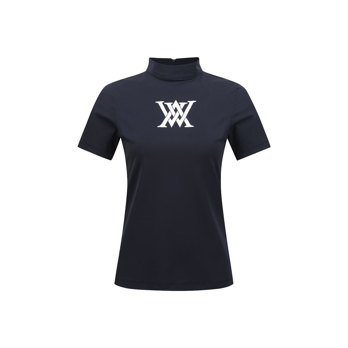 어뉴골프(ANEW GOLF) WOMEN BACK ZIP MOCK NECK T-SHIRT_NA