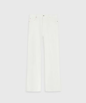 DRY ONEWASH BOOTCUT DENIM PANTS OFF WHITE