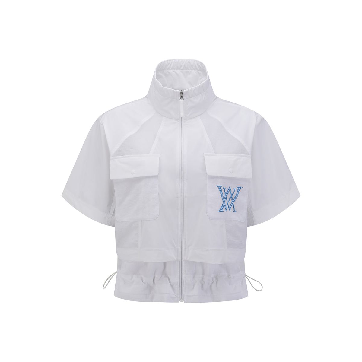 어뉴골프(ANEW GOLF) WOMEN ESSENTIAL SHORT SLEEVE PLEATS JACKET_WH