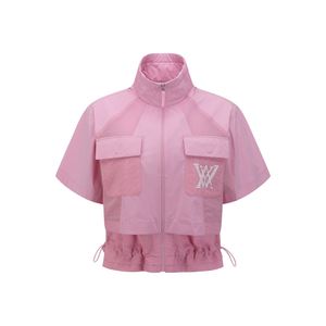 WOMEN ESSENTIAL SHORT SLEEVE PLEATS JACKET_PI