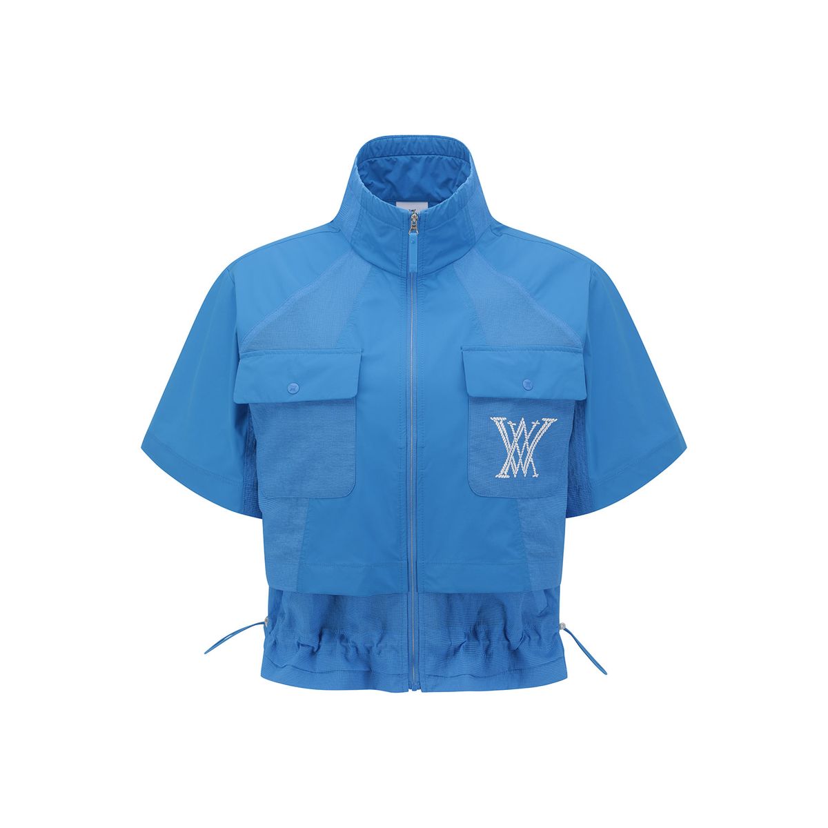 어뉴골프(ANEW GOLF) WOMEN ESSENTIAL SHORT SLEEVE PLEATS JACKET_BL