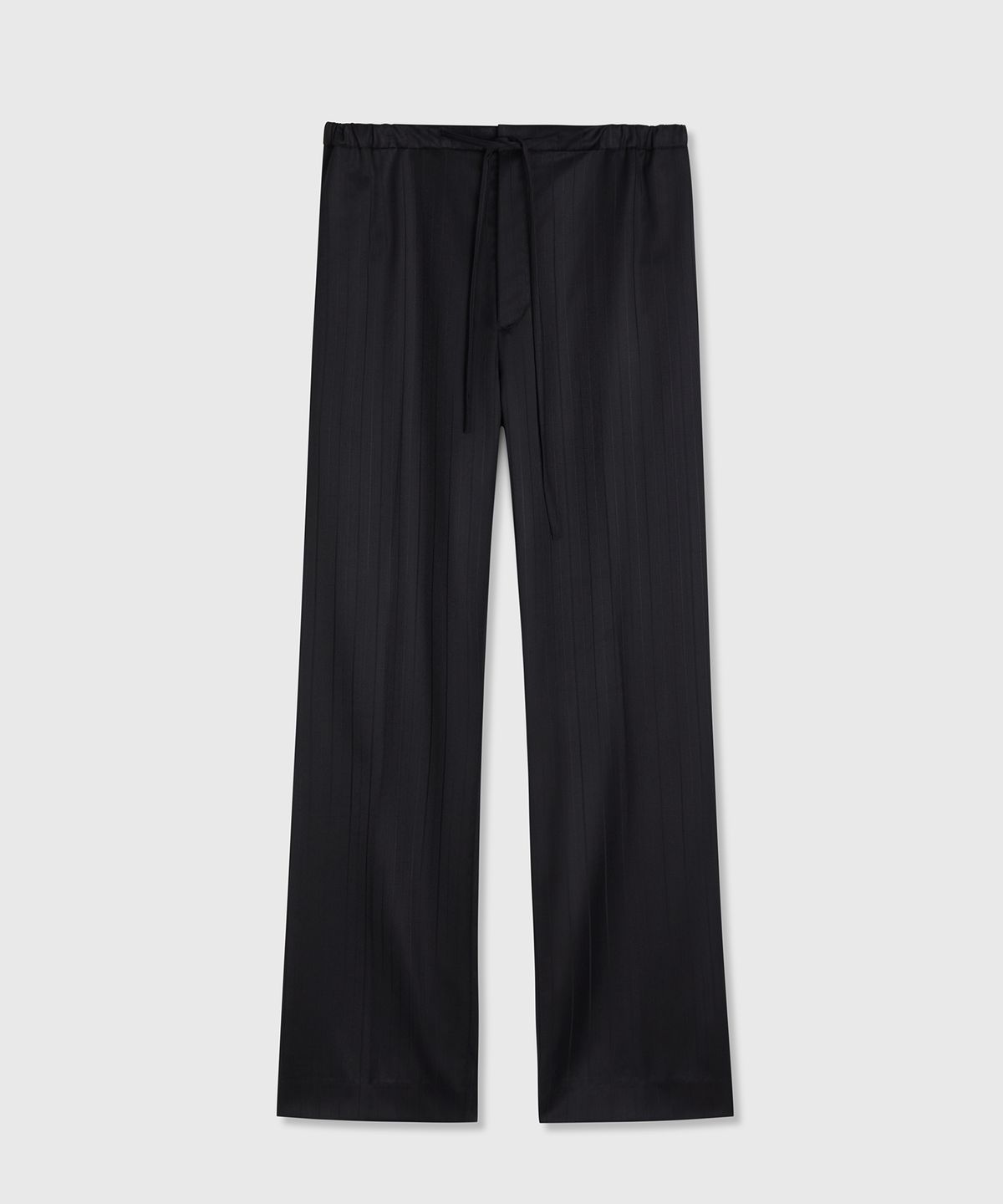 타일레(TAILLE) COLETA WOOL LIQUID TROUSERS SATIN BLACK