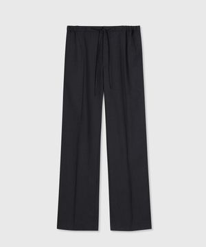 COLETA WOOL LIQUID TROUSERS ANTHRACITE