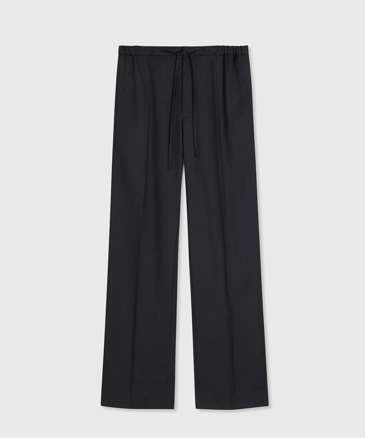 타일레(TAILLE) COLETA WOOL LIQUID TROUSERS ANTHRACITE