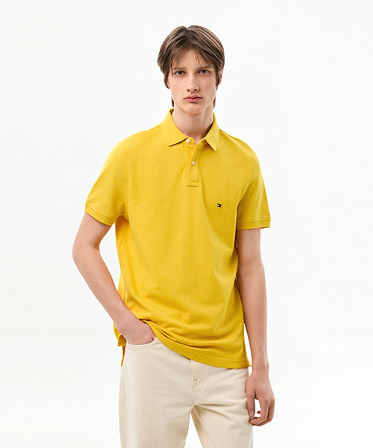 타미힐피거(TOMMY HILFIGER) 1985 레귤러 핏 폴로 셔츠 (T12G1TKT060MT1ZGX)