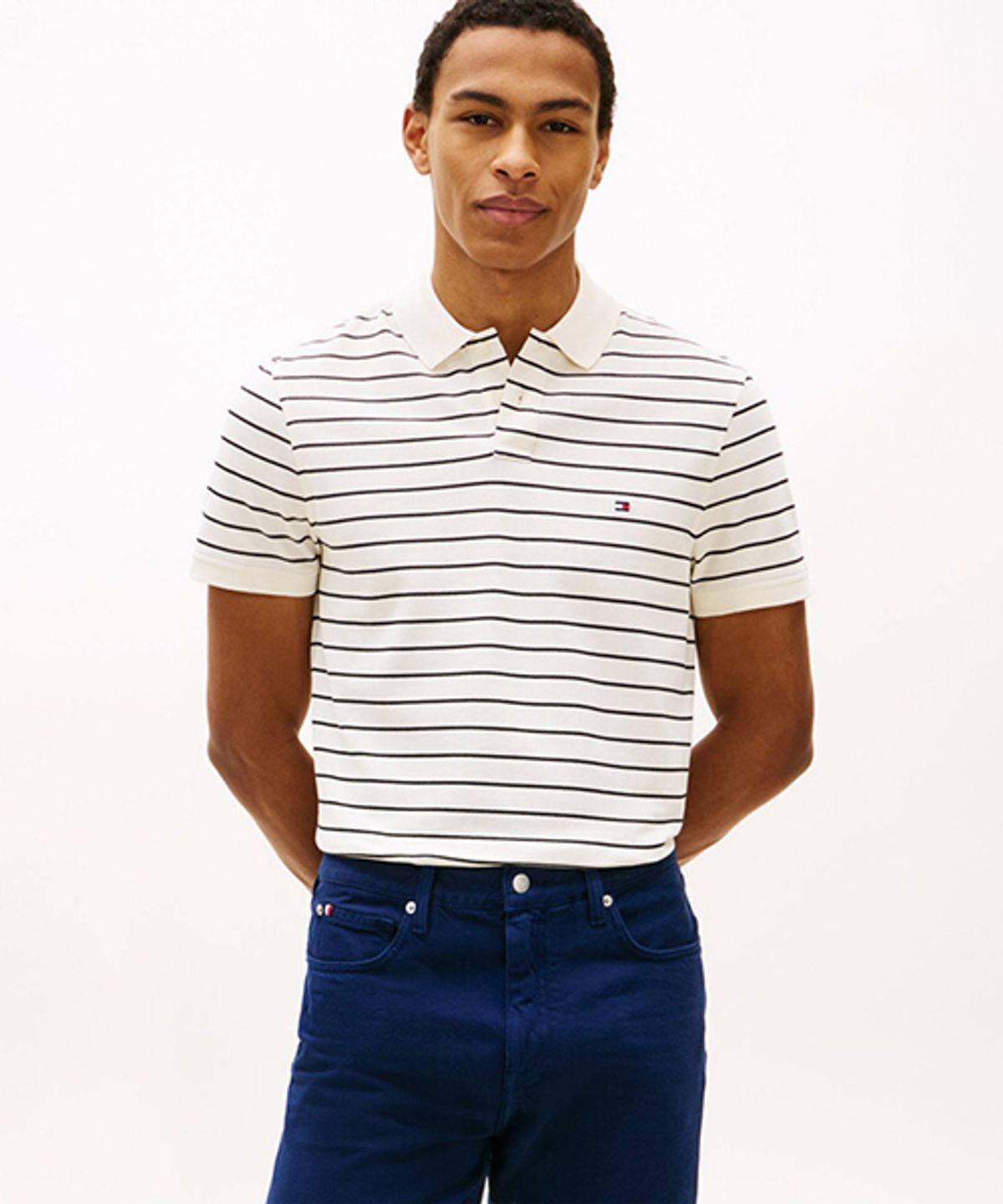 타미힐피거(TOMMY HILFIGER) 1985 레귤러 핏 반팔 폴로 셔츠 (T12G1TKT060MT20FJ)