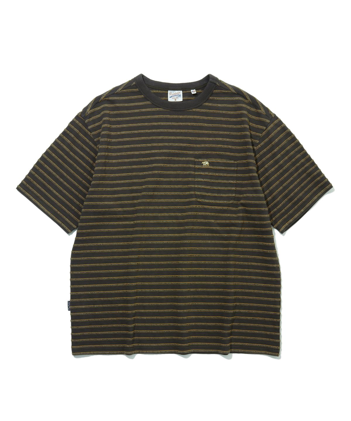 펜필드(PENFIELD) 센티넬 스트라이프 포켓 티셔츠 차콜_FS2KT57U
