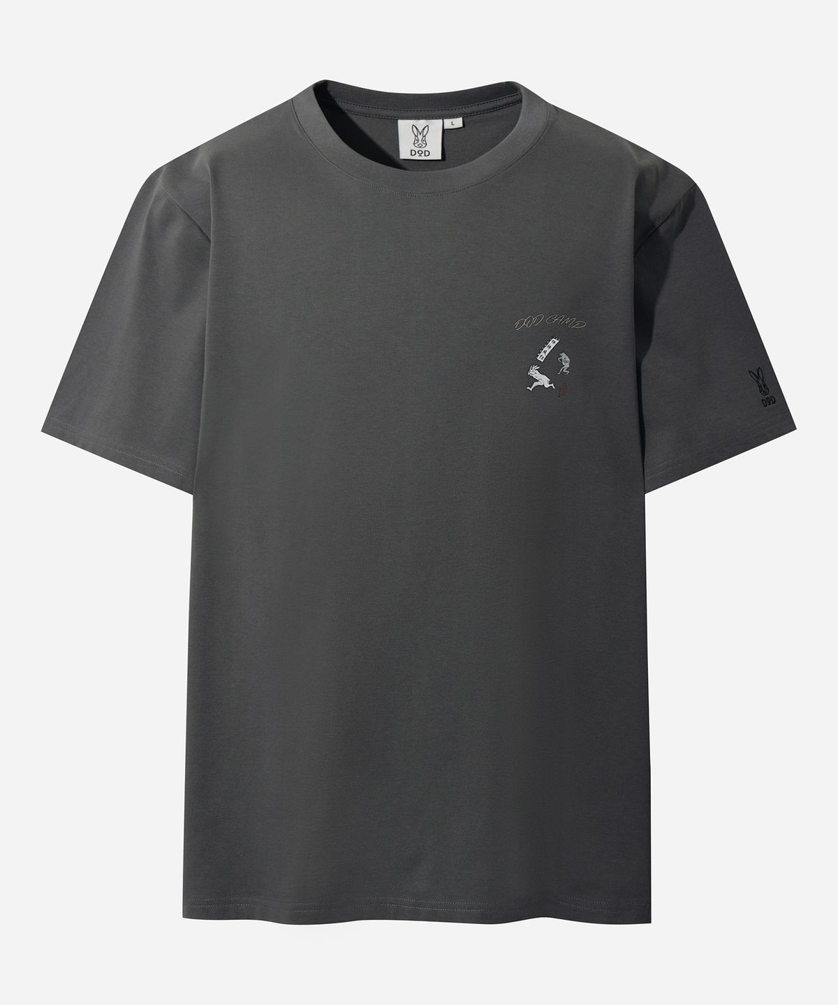 디오디(DOD) 토락원 가마보코 반팔 티셔츠(DARK GREY)