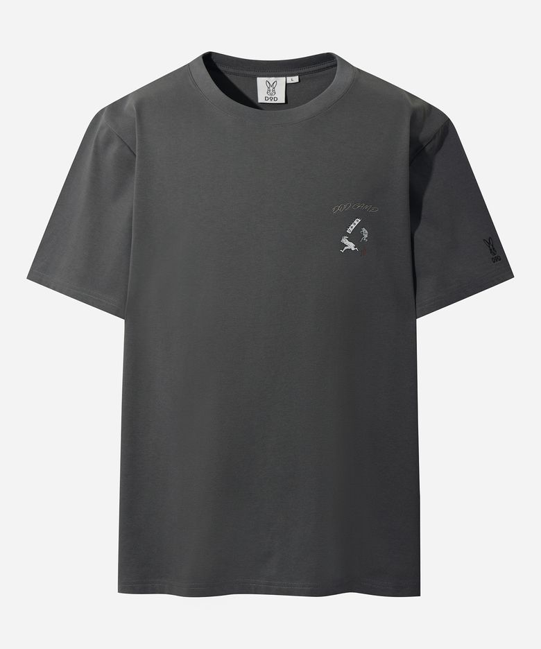 토락원 가마보코 반팔 티셔츠(DARK GREY)