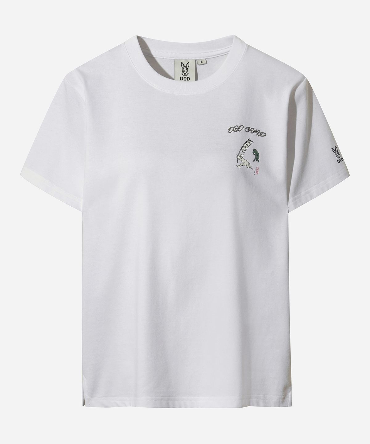 디오디(DOD) 여성) 토락원 가마보코 반팔 티셔츠(OFF WHITE 2)