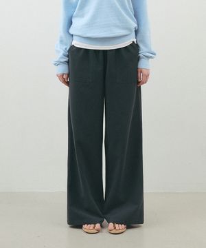 에센셜 코튼 팬츠_Navy