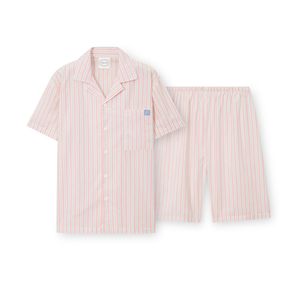 남성 H143 제퍼 반소매 파자마 세트