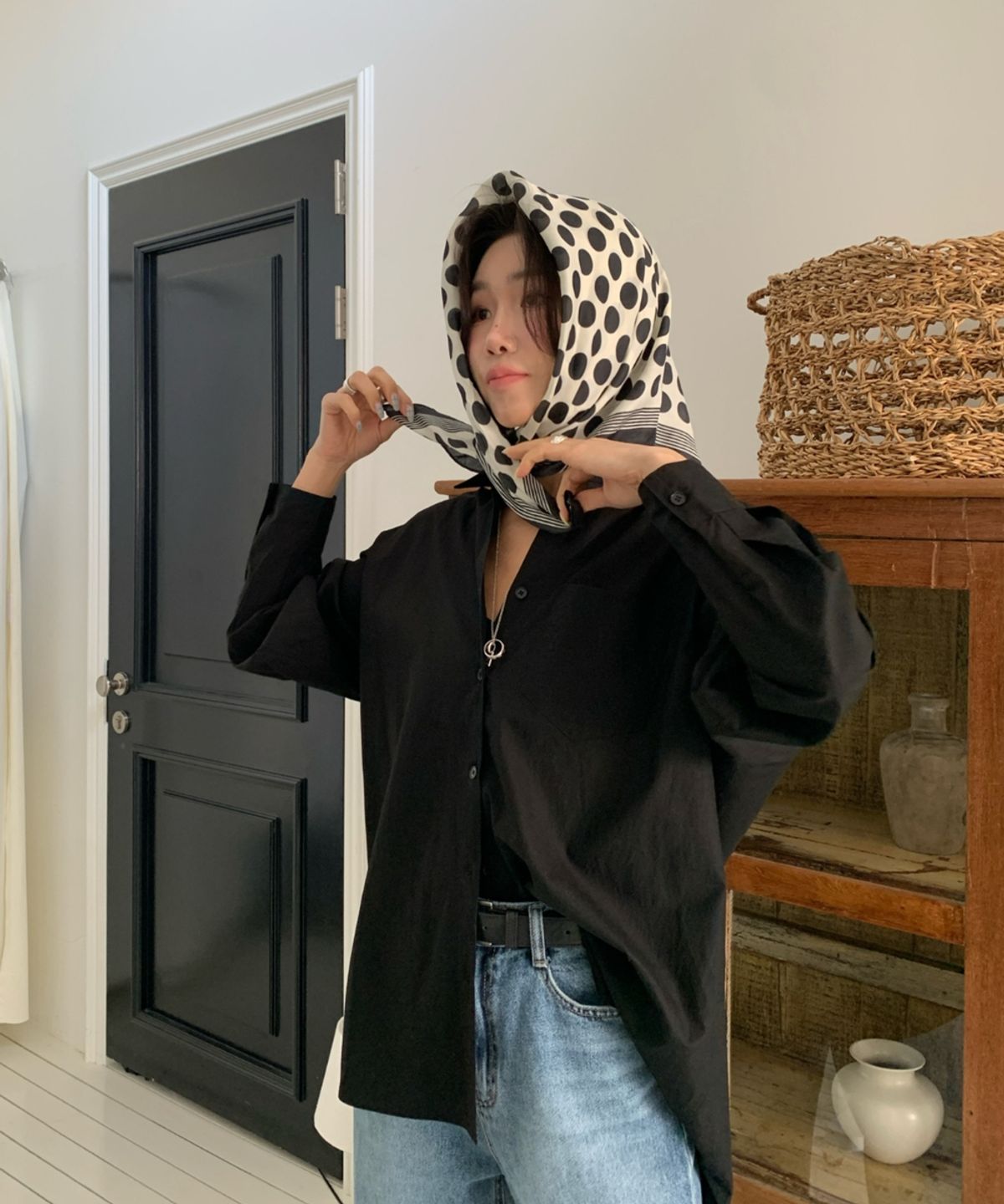 다미(DAMI) 실키 모달 클래식 셔츠