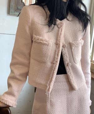 소프 트위드 자켓