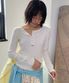 STRAP POCKET HENRYNECK LONG SLEEVE IVORY