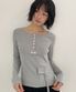 STRAP POCKET HENRYNECK LONG SLEEVE GREY