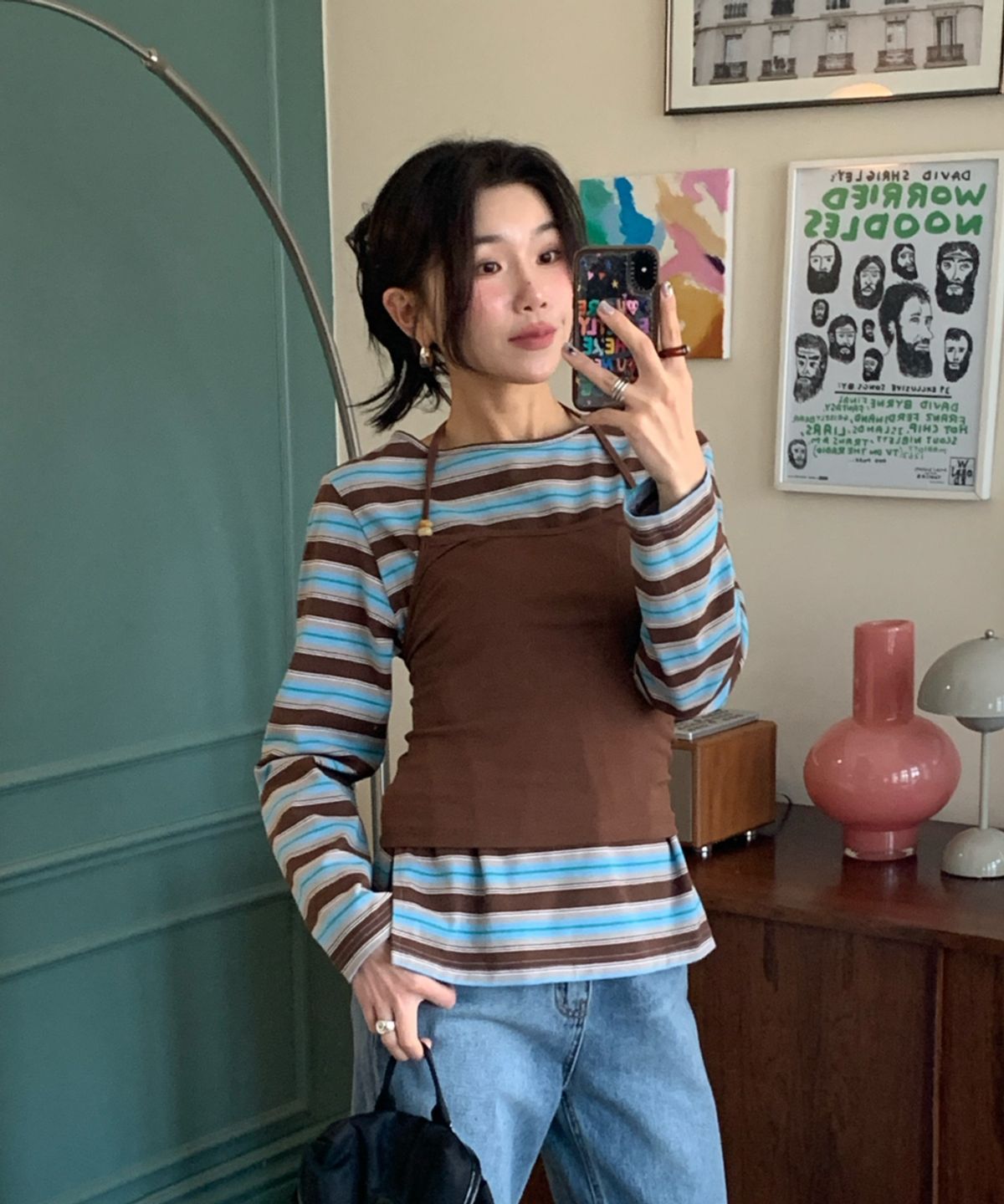 다미(DAMI) 홀터넥 탑