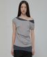 2-Layered Top (FL-141_Gray&Charcoal)