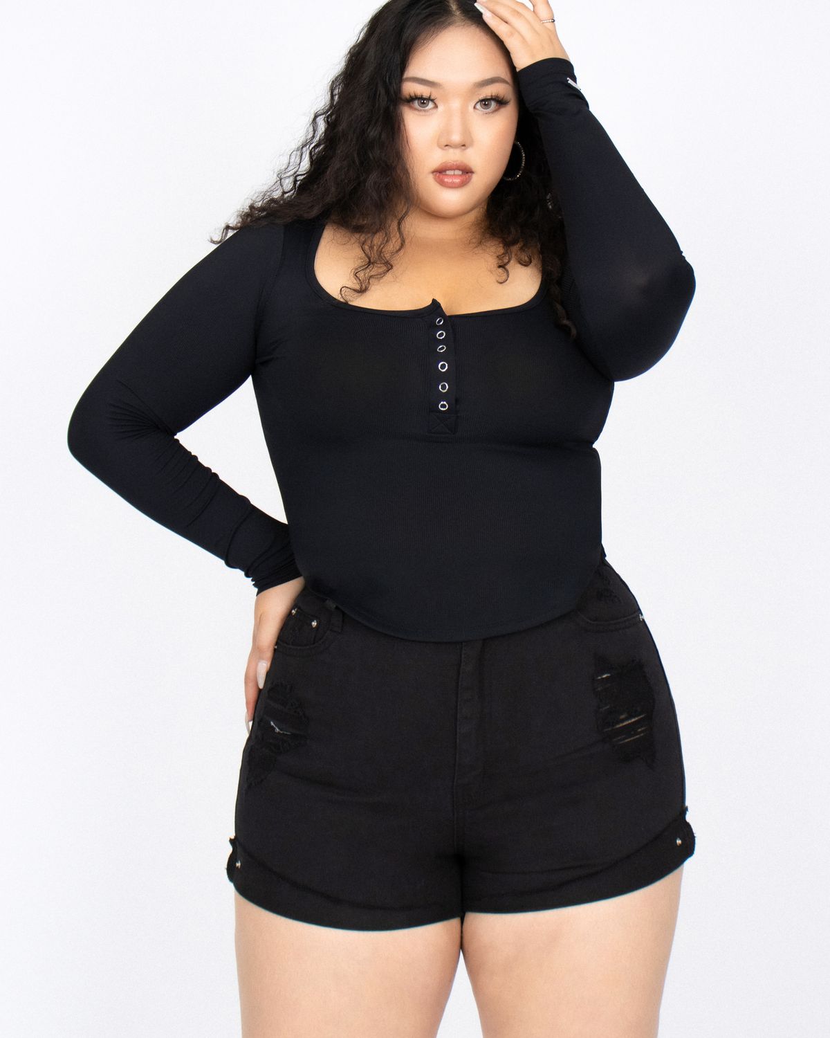쿨시스(COOLSIS) CS SUMMER SNAP TOP-014 (BLACK)