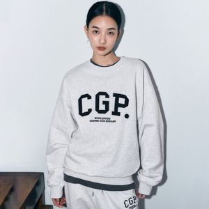 CGP 아치 로고 맨투맨_라이트그레이